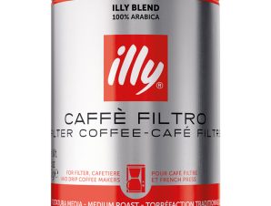 Καφές Φίλτρου και Espresso Lungo Αλεσμένος Illy (250 g)