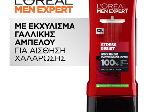 Shower Gel για Άνδρες Stress Resist L’Oreal Men Expert (400ml)