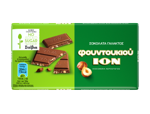 Σοκολάτα Φουντουκιού με Stevia ION (60g)