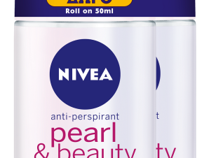 Αποσμητικό Roll On Pearl & Beauty Nivea Deo (50 ml) 1+1 Δώρο