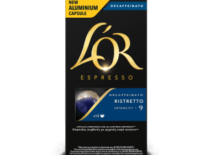 Κάψουλες espresso Ristretto Ντεκαφεϊνέ L’OR (10 τεμ)