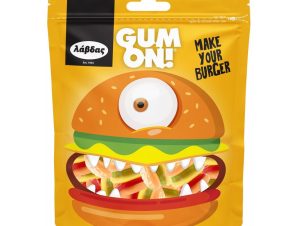 Καραμέλες Ζελίνια Gum On Burger 90gr