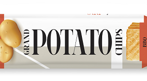 Σνακ πατάτας με γεύση καπνιστου BBQ (60g)