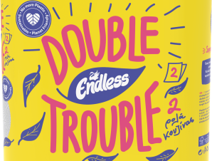 Χαρτί Κουζίνας 2φύλο Double Trouble (2 ρολά*180g)