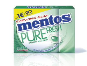 Τσίχλες Δυόσμος Pure Fresh Mentos (30 g)